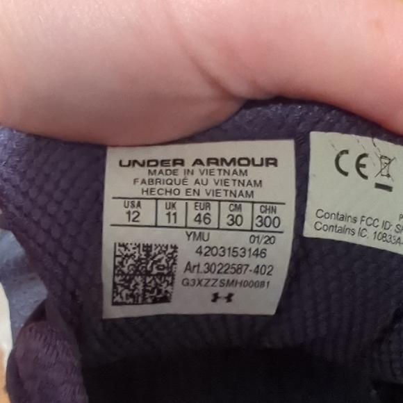 HOVR Blue Athletic Sneakers